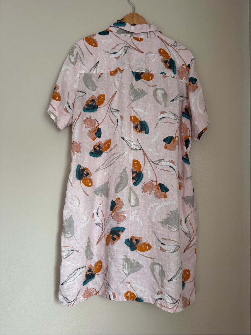 Rachel Zoe floral linen button down dress size XL - Picture 3 of 3